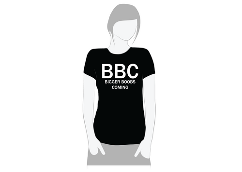 BBC - Večje prsi prihajajo, ženska majica
