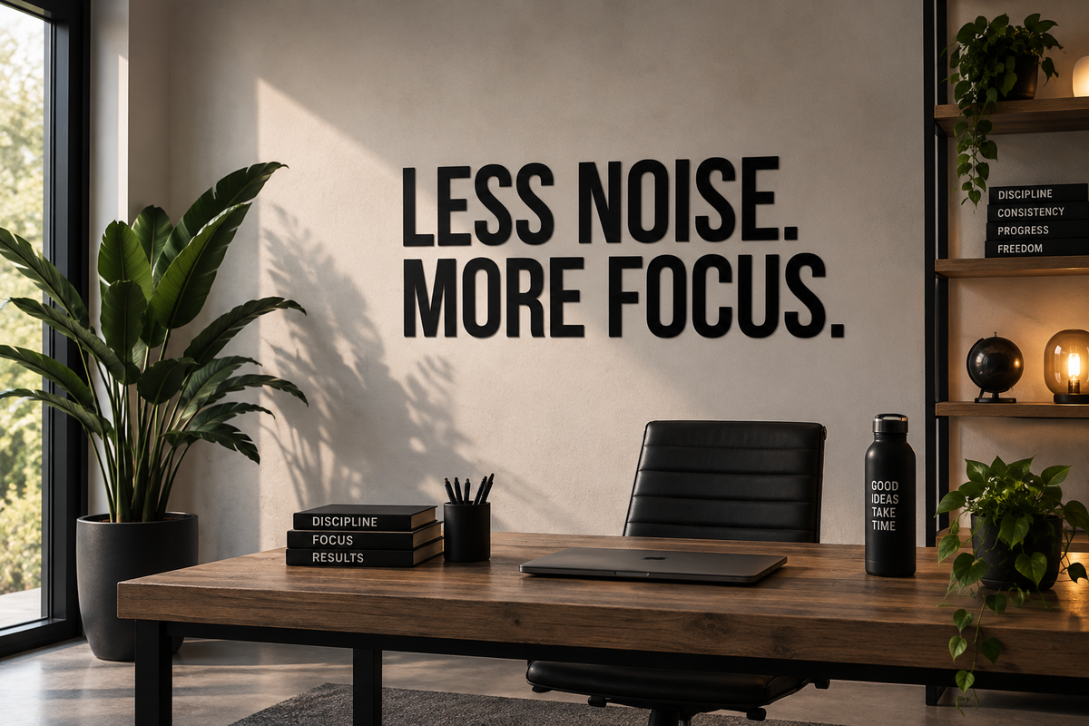 Less Noise. More Focus