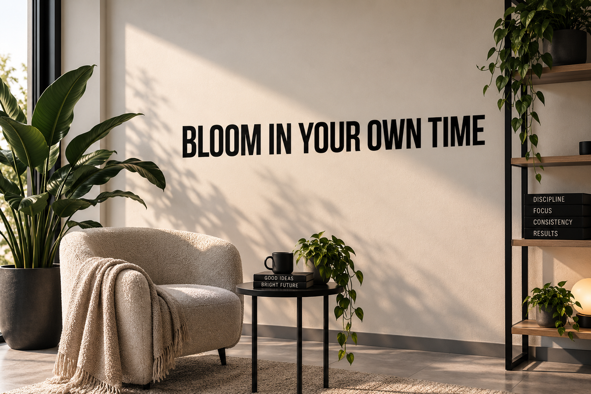Bloom in Your Own Time