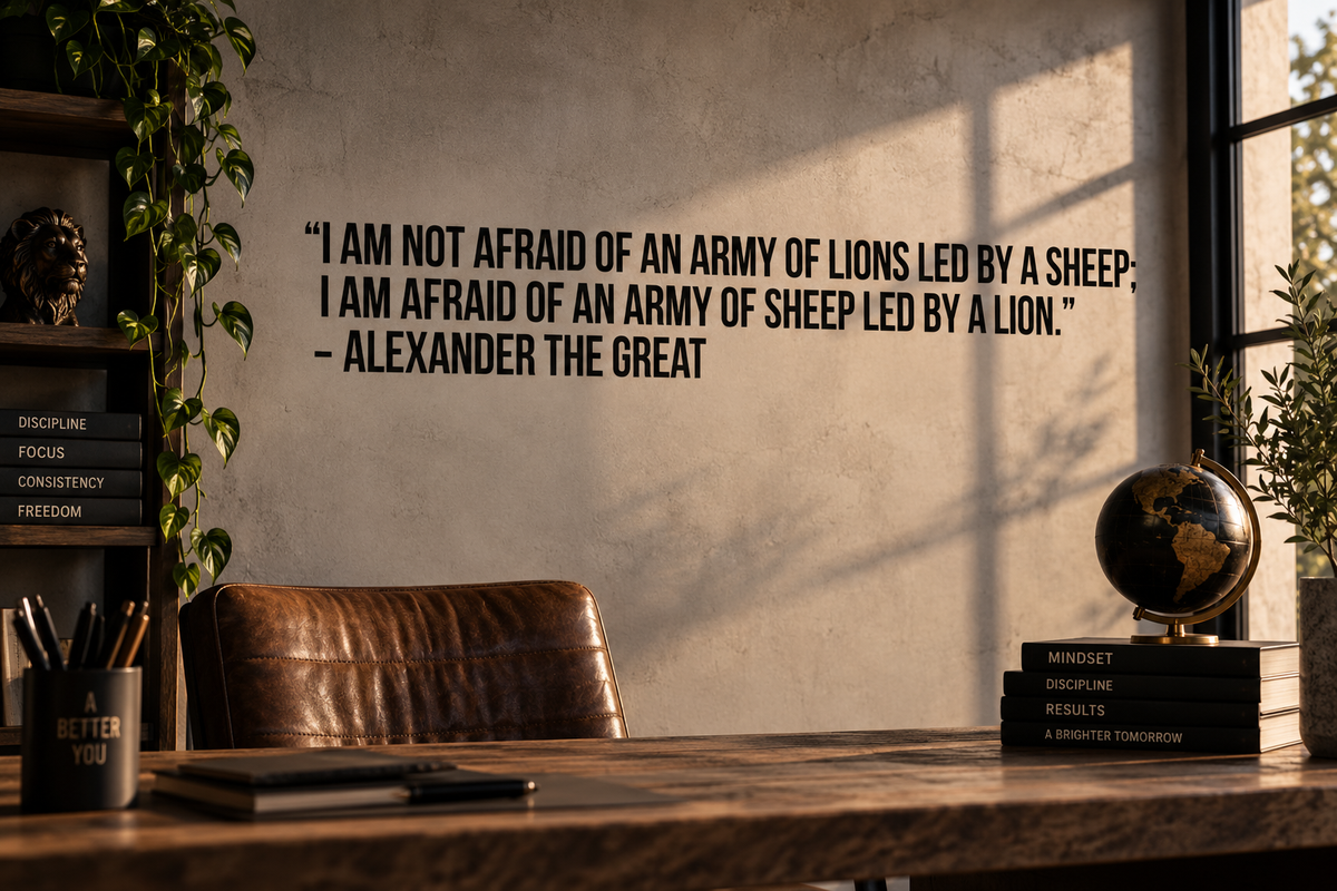 I am not afraid of an army