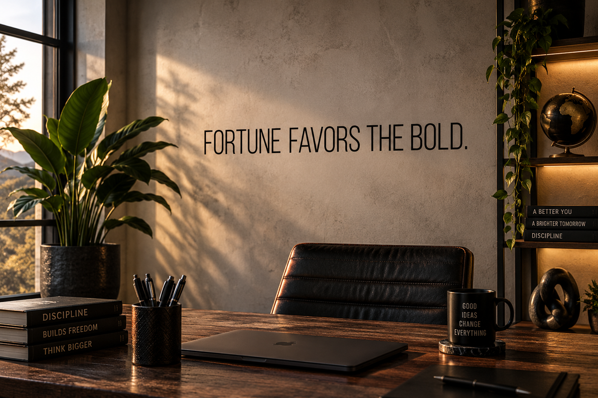 Fortune favors the bold