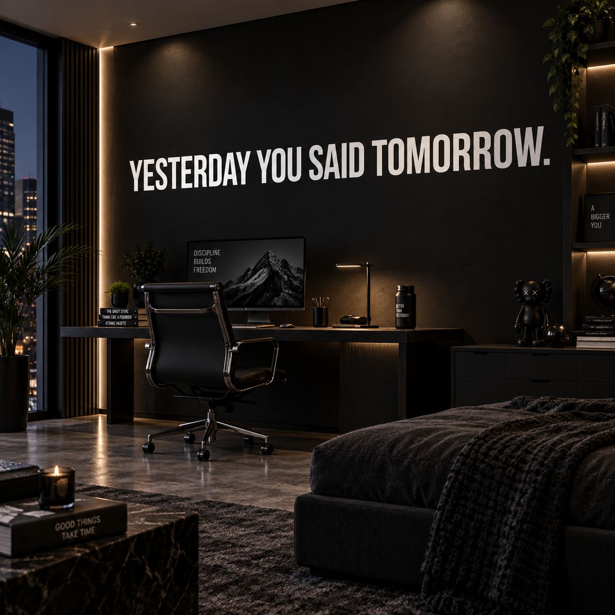 Yesterday you said tomorrow.