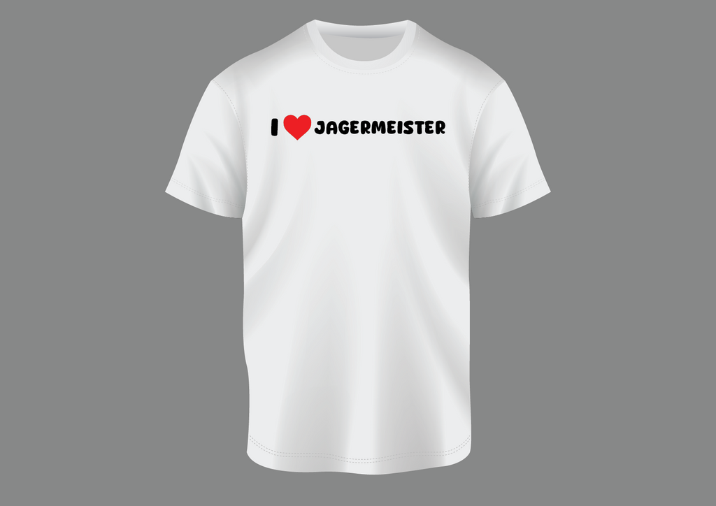 Obožujem Jagermeister, moška majica s kratkimi rokavi
