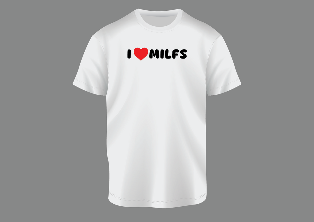 I love milfs, Moška majica s kratkimi rokavi