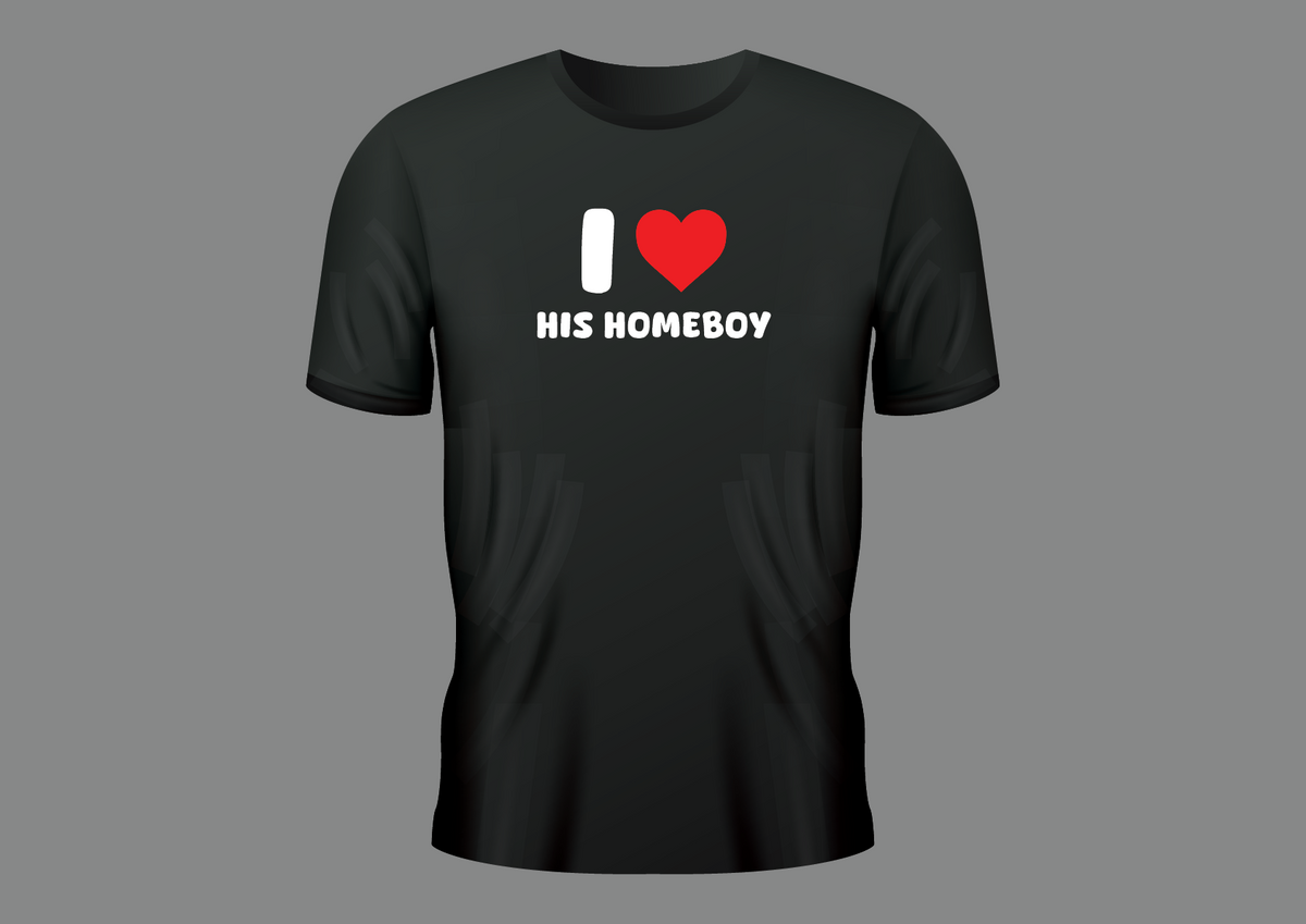 Obožujem njegovo 'homeboy' žensko majico