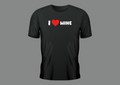 I love wine, women's shirt