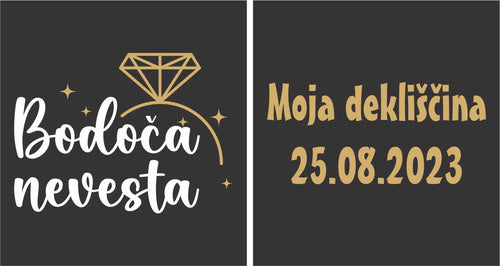 BODOČA NEVESTA IN MOJA DEKLIŠČINA DVOBARVNO