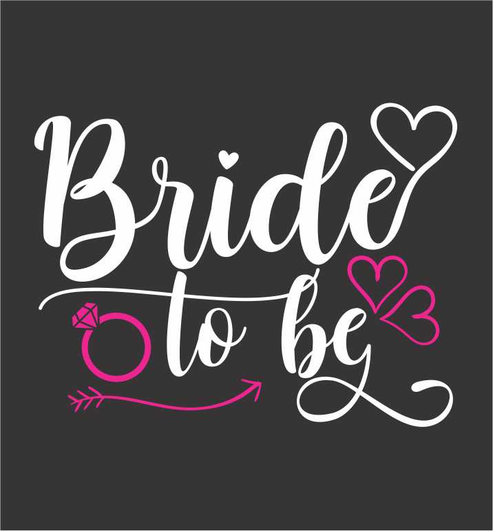 Bride To Be Srčki In Bodoča Gospa