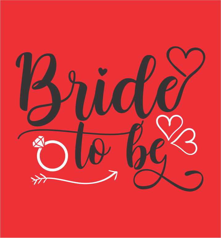 Bride To Be Srčki In Bodoča Gospa
