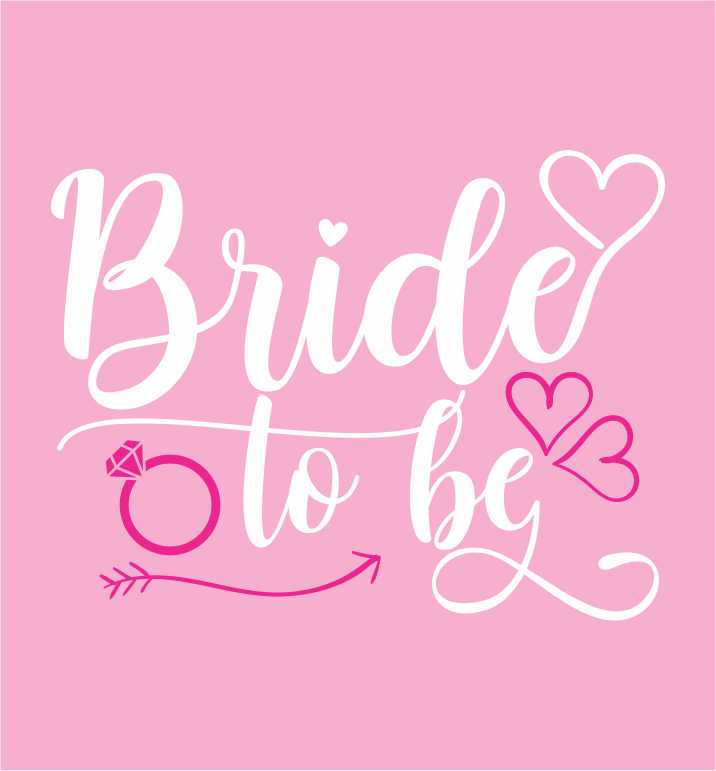 Bride To Be Srčki In Bodoča Gospa