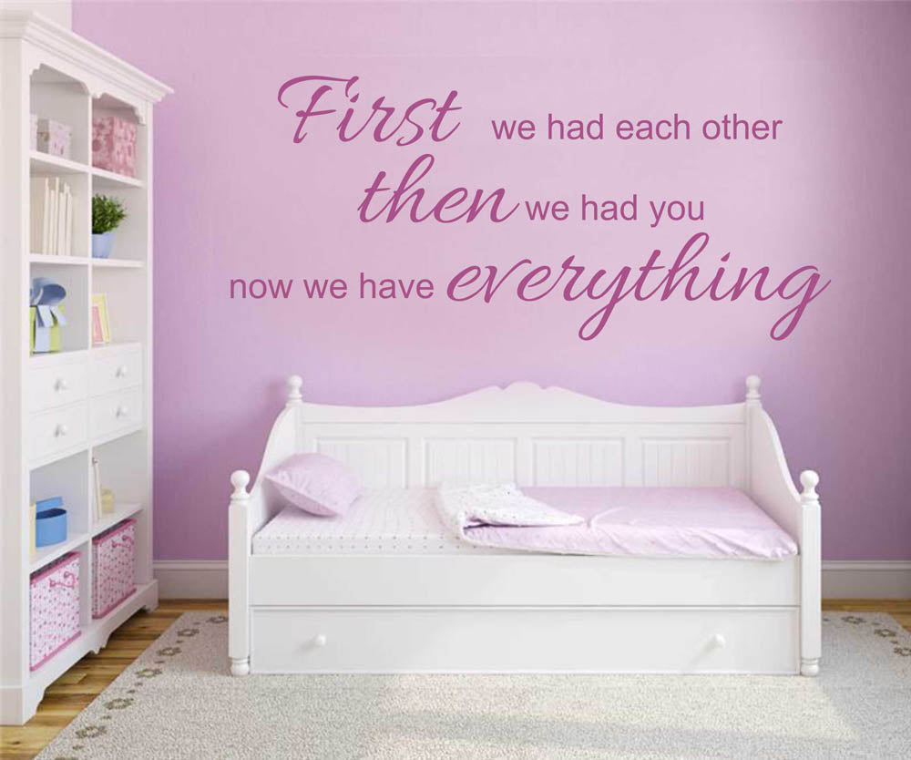 First we had each...