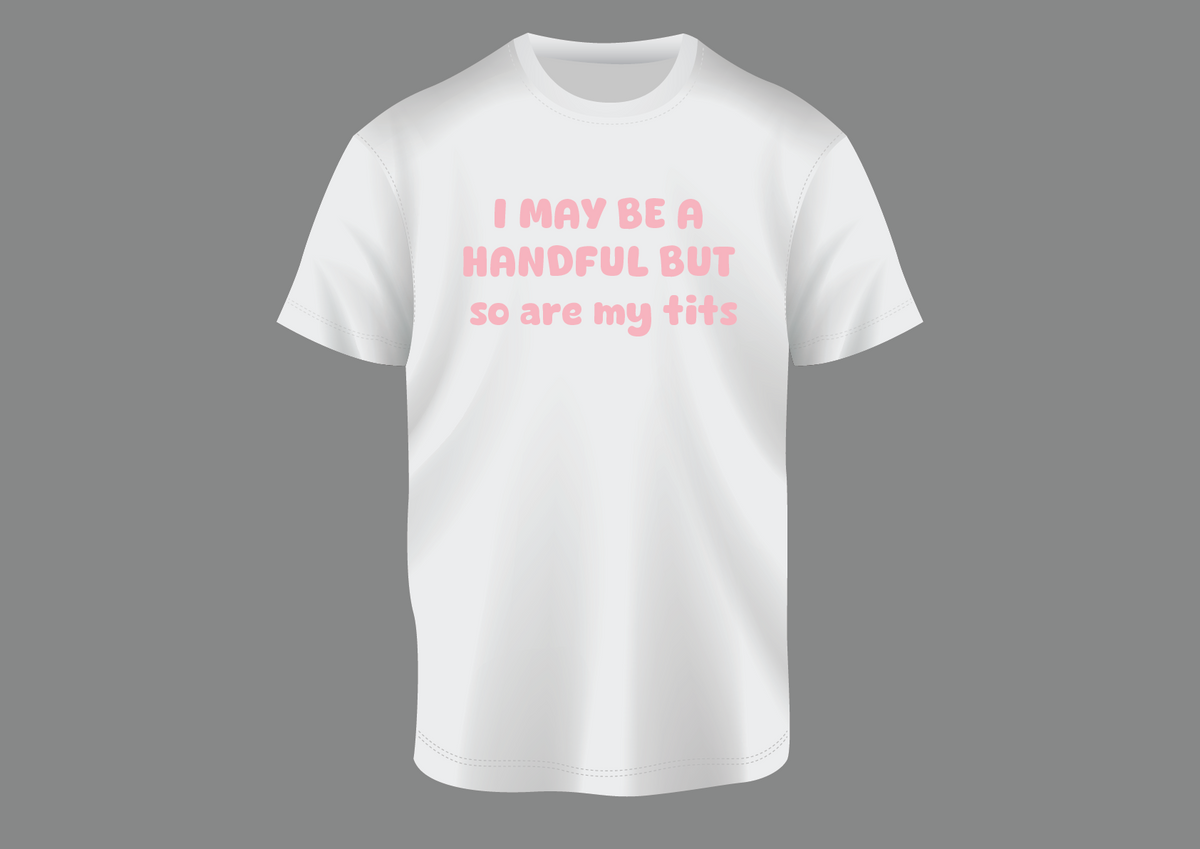 Handful tits, women's shirt