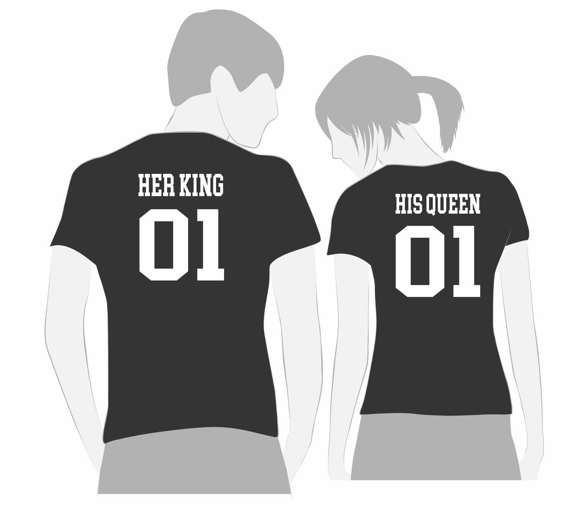 HER KING  HIS QUEEN