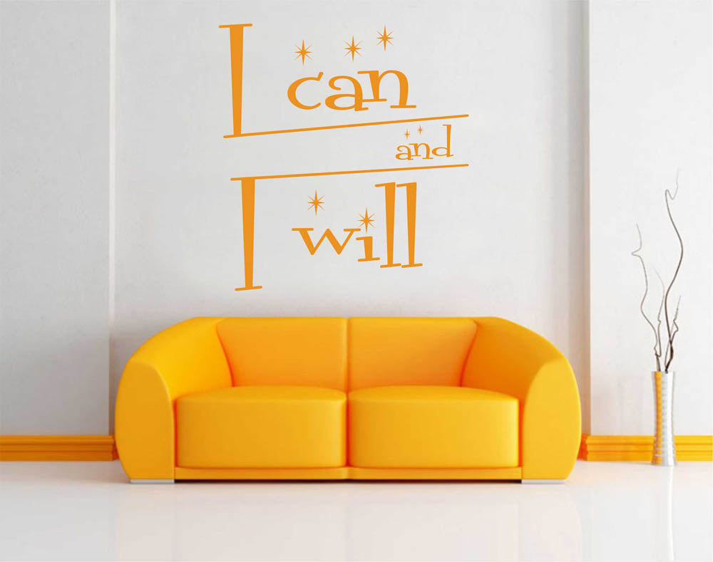 I can and I will