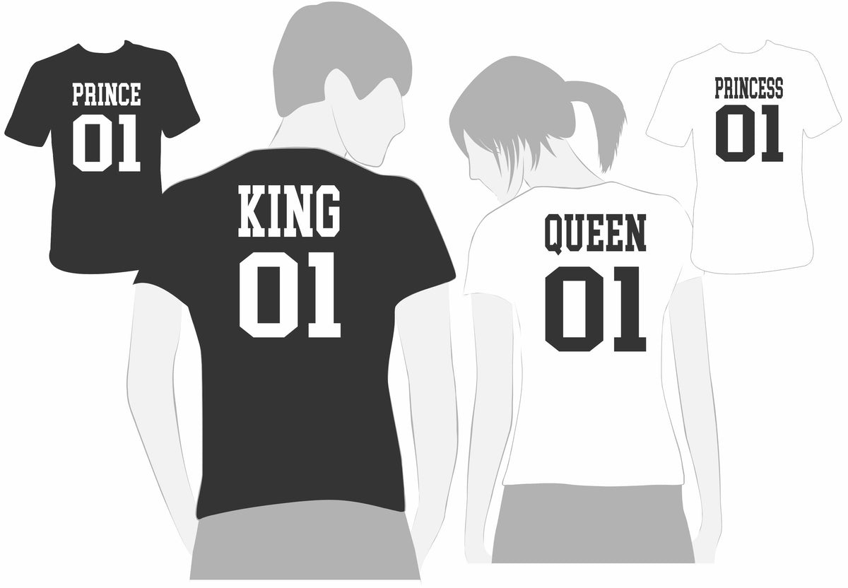 KING QUEEN PRINCE PRINCESS