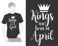 KINGS ARE BORN - APRIL
