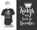 KINGS ARE BORN - NOVEMBER