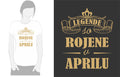LEGENDE SO ROJENE ZLATI TISK - APRIL