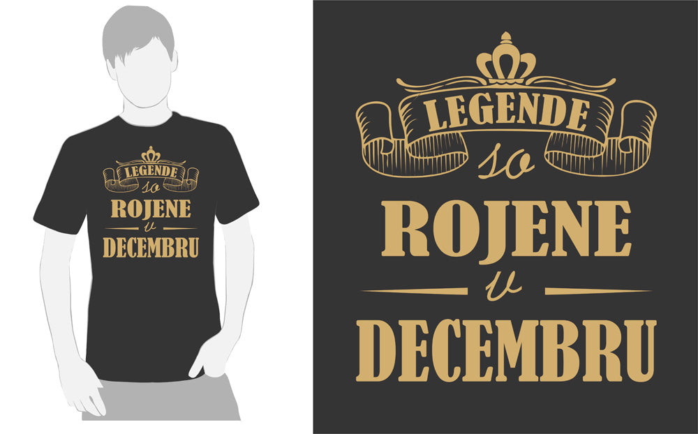 LEGENDE SO ROJENE ZLATI TISK - DECEMBER