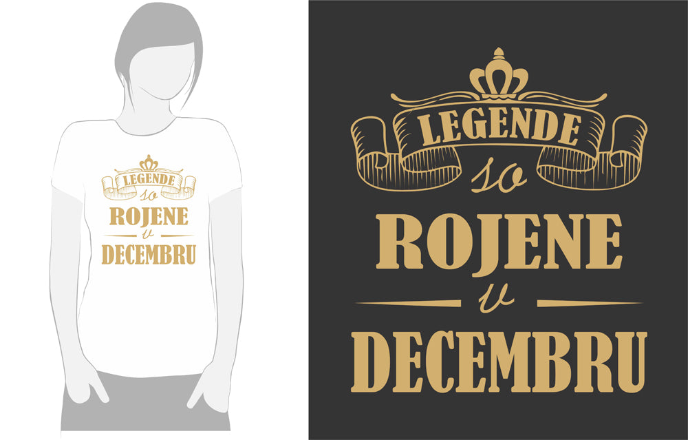 LEGENDE SO ROJENE ZLATI TISK- DECEMBER