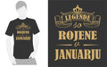 LEGENDE SO ROJENE ZLATI TISK - JANUAR