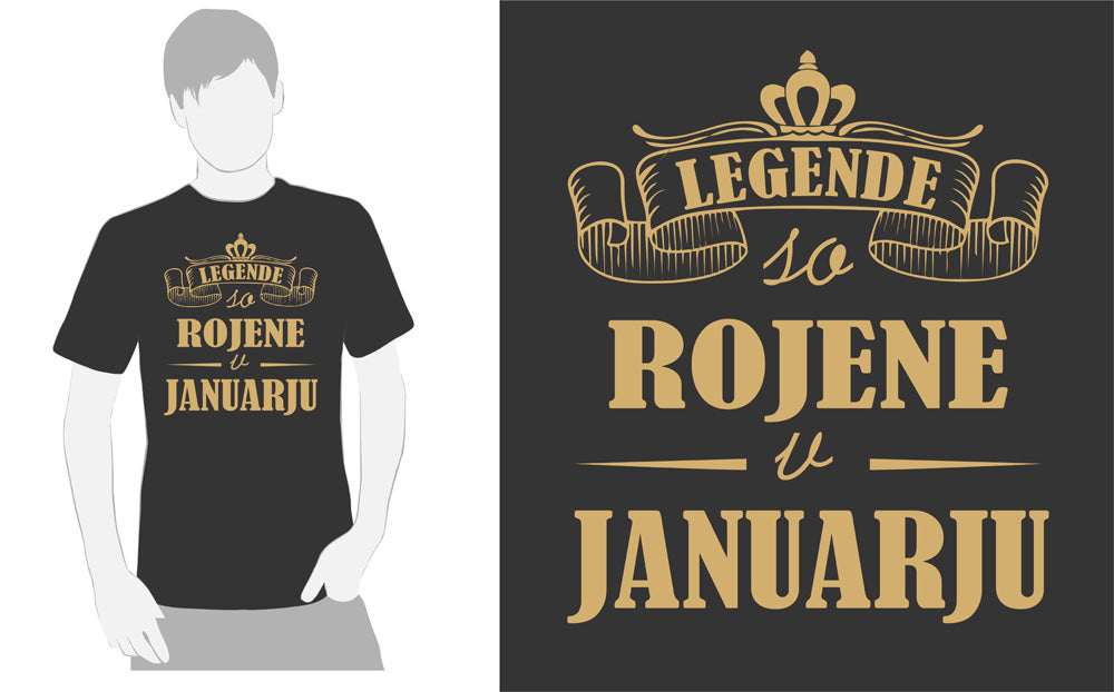 LEGENDE SO ROJENE ZLATI TISK - JANUAR