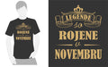LEGENDE SO ROJENE ZLATI TISK - NOVEMBER
