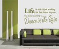 Life is not about waiting…