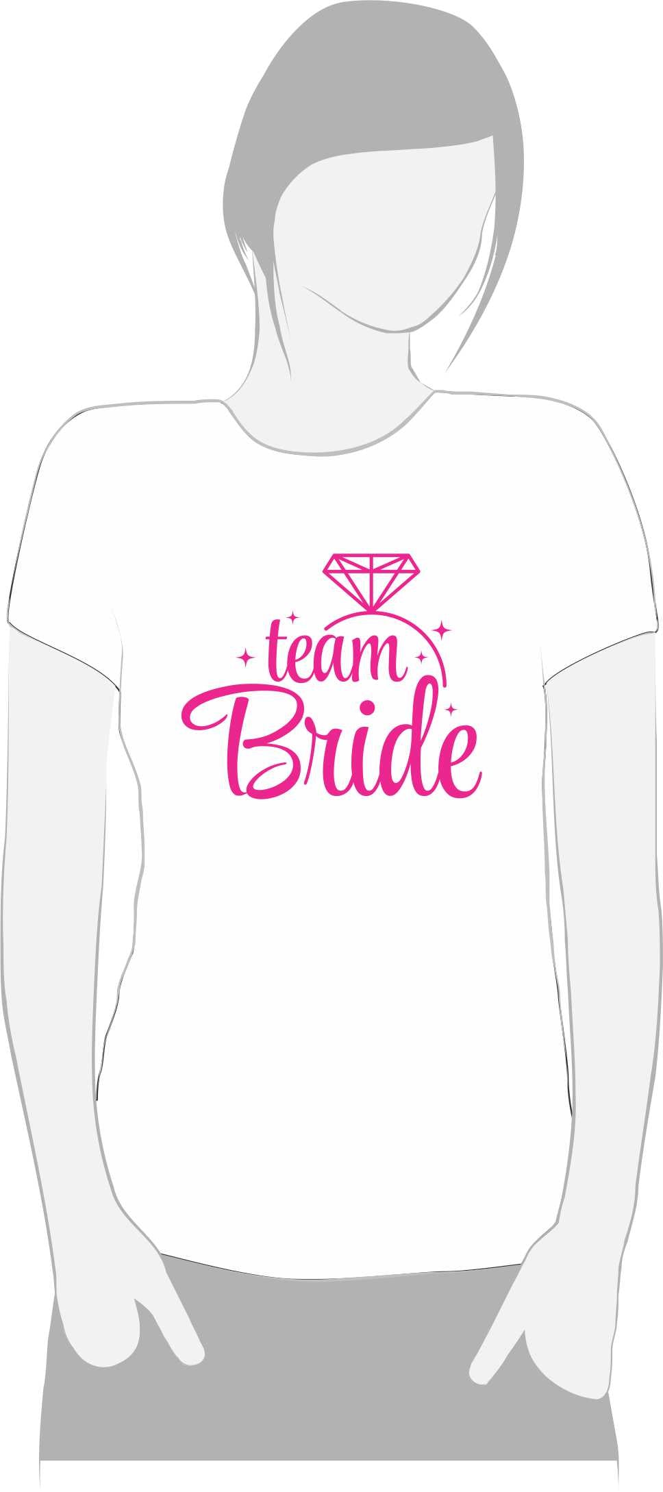 Team Bride - Enobarven tisk