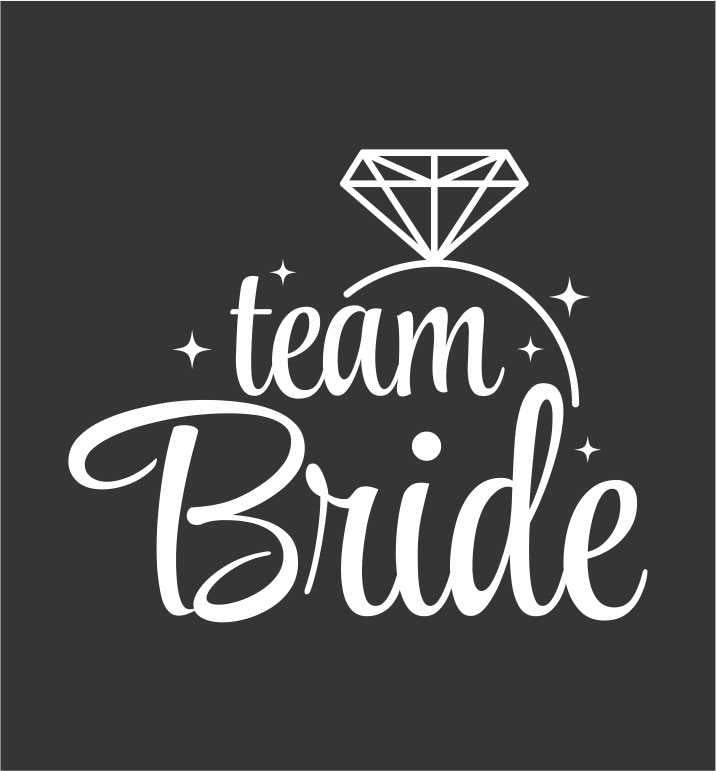 Team Bride - Enobarven tisk