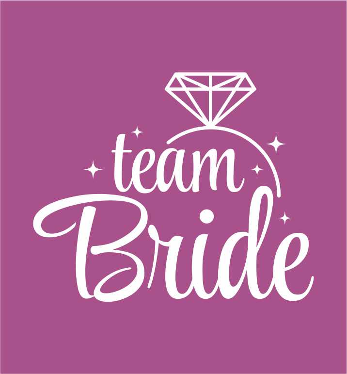 Team Bride - Enobarven tisk